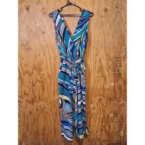 Quiz Jumpsuit Women's Medium Maximalist Bold Vibrant Dopamine Loud Fashion